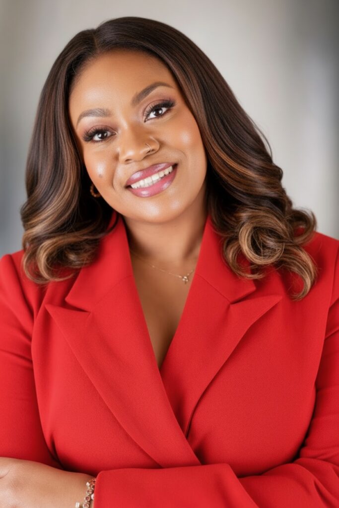 Brandi Starks, PMHNP-BC, founder of Moxie Psych & Wellness, providing telehealth psychiatric medication management.